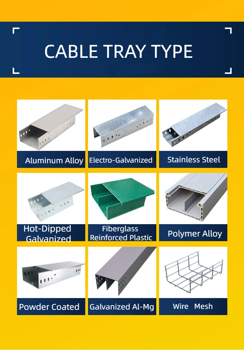 Hot DIP Galvanized Ladder Type Cable Tray Straight Cable Tray, Cable Bends, Cable Tee and Other Accessories