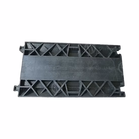 Base de borracha de proteção de segurança de palco e tampa de PVC Bandeja de cabo de 3 canais